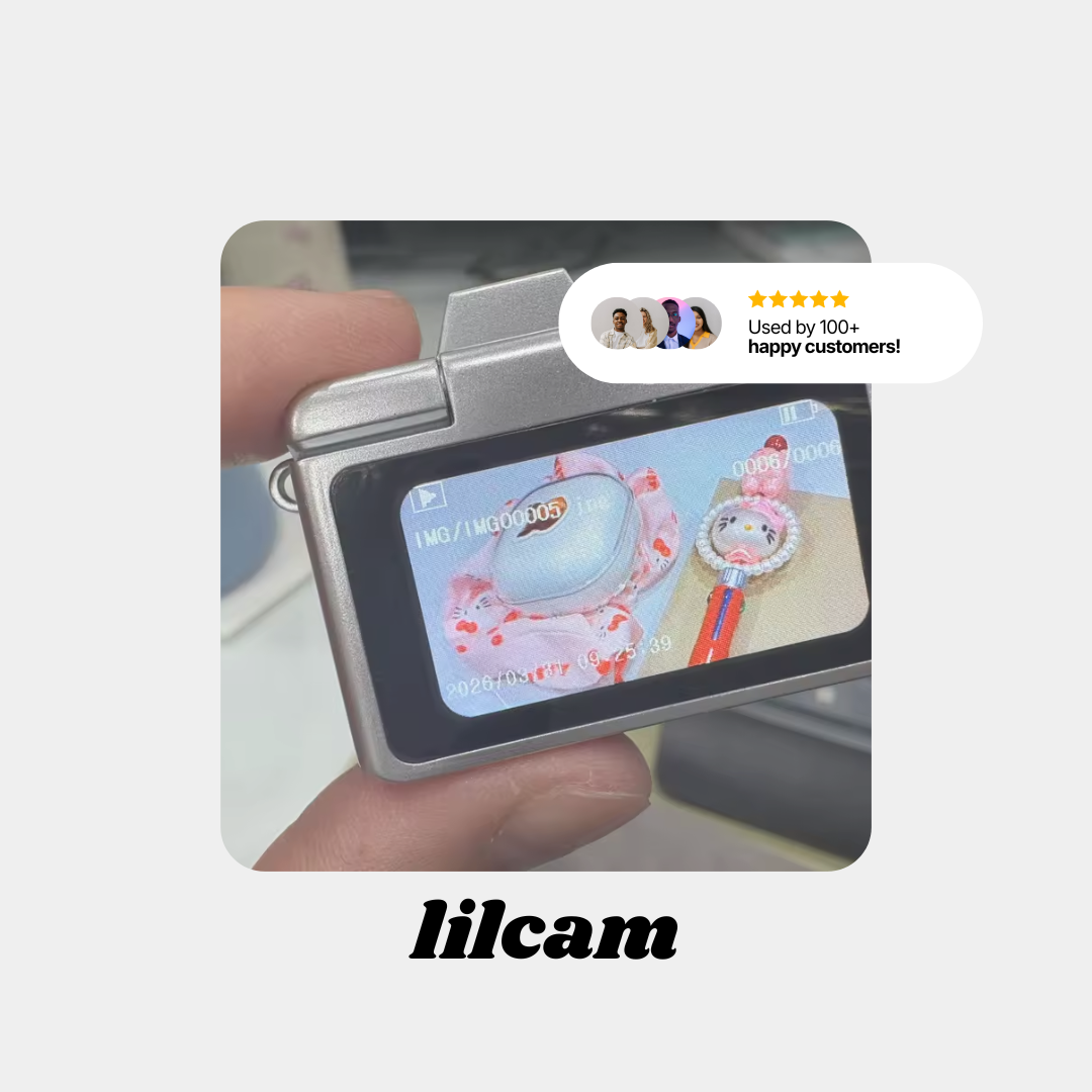 lilcam™ Mini Digital Camera with Flip Screen & Flash